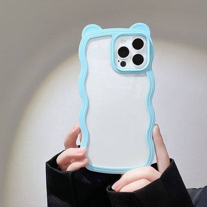Case Phone Wavy Transparent