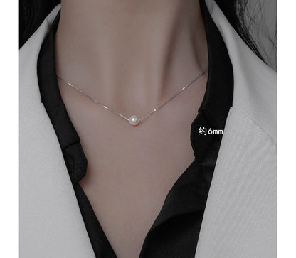 Faux Necklace Pearl