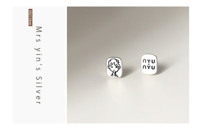 Stud Cartoon Earring