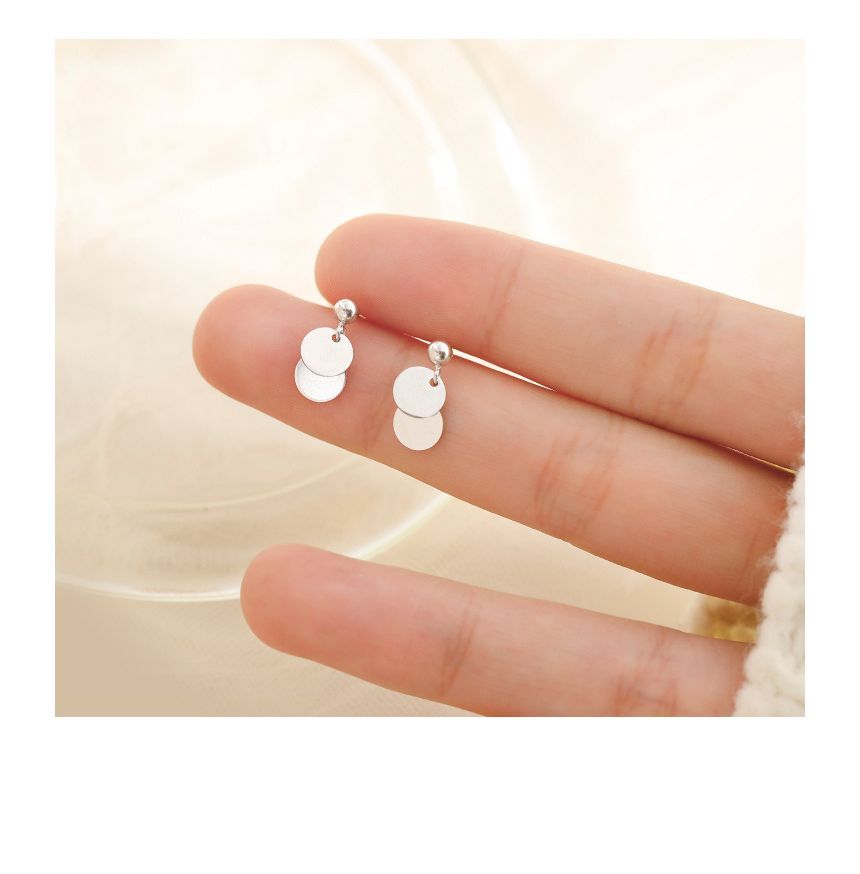 Disc Earring Drop