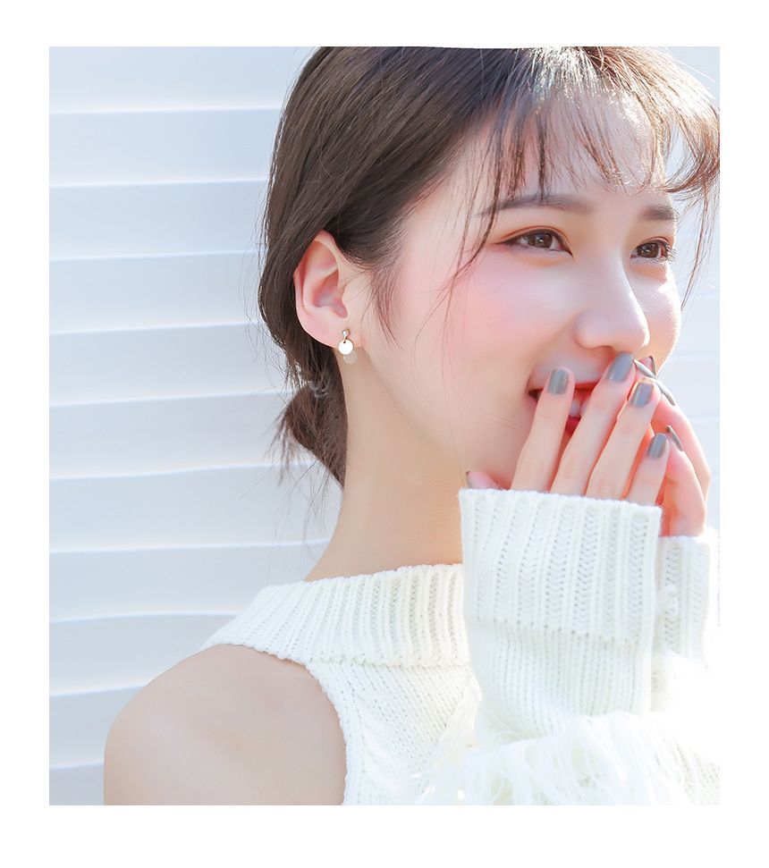 Disc Earring Drop
