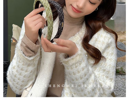 Logo Tweed Headband