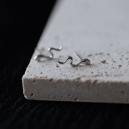 Sterling Snake Earring Silver