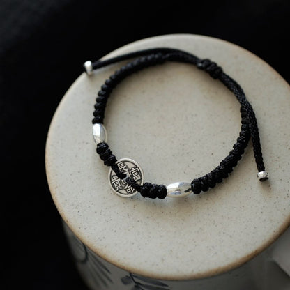 Coin Bracelet Silver String designs) (various