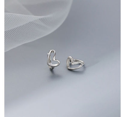 Silver Heart Earring Sterling