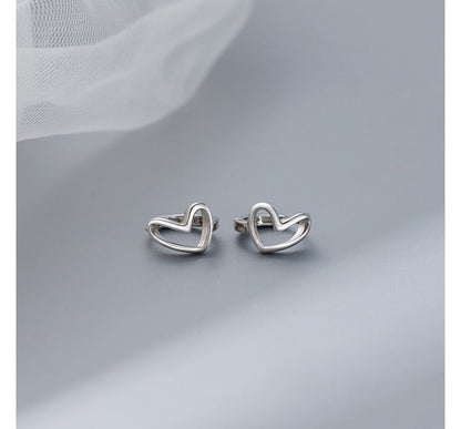 Silver Heart Earring Sterling