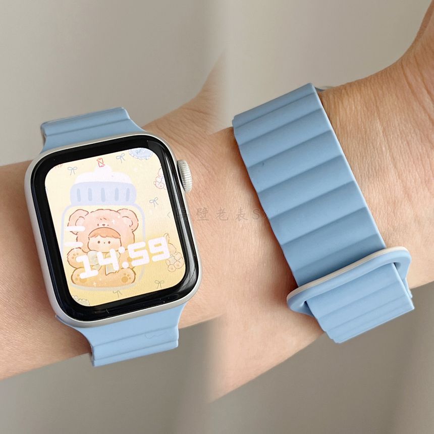 Silicone Watch Apple Band Magnetic