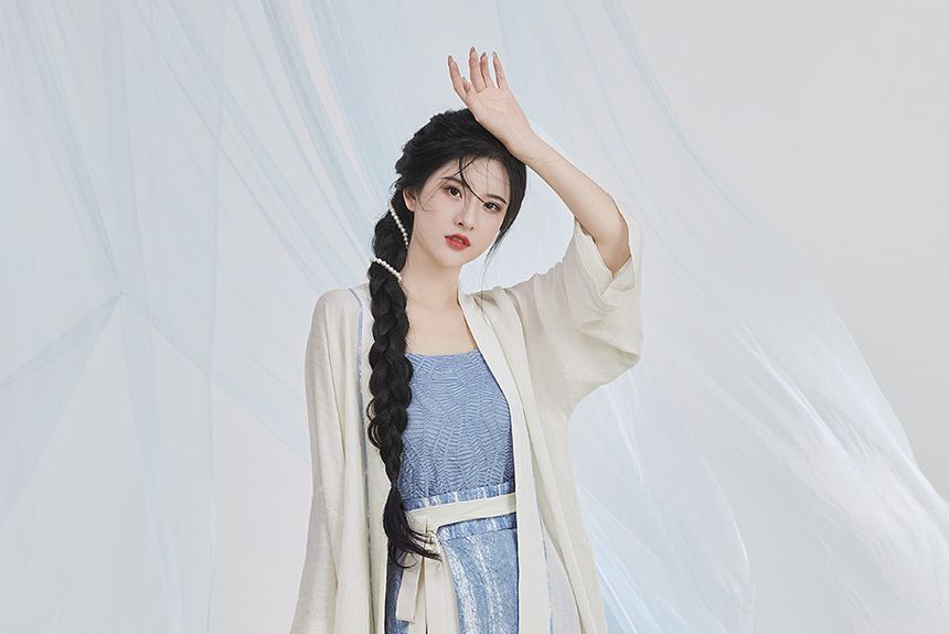 Long-Sleeve Hanfu Costume Set