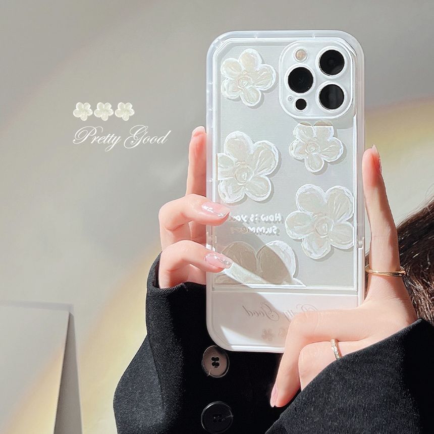 Phone Stand Floral Case