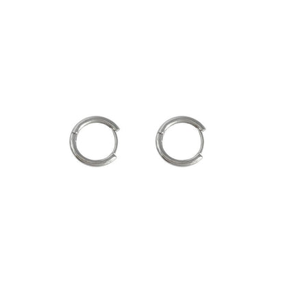 Alloy Polished Hoop Earring