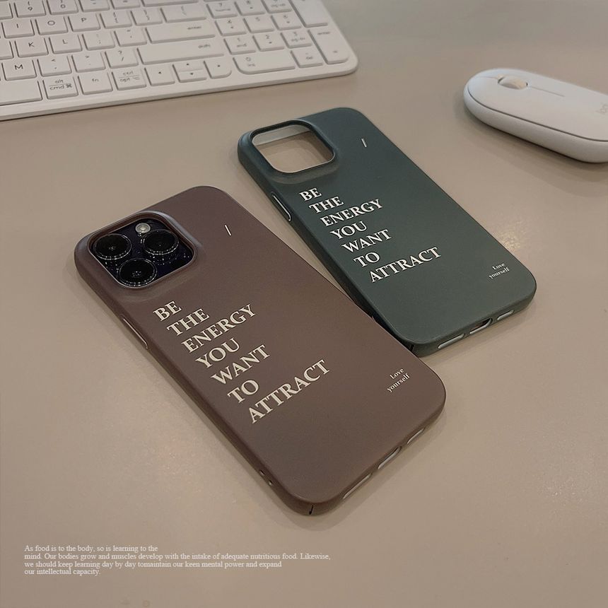 Lettering Case Phone