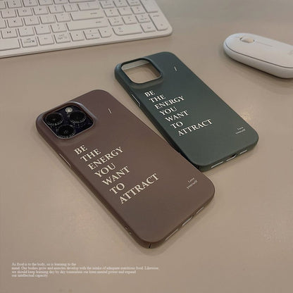 Lettering Case Phone