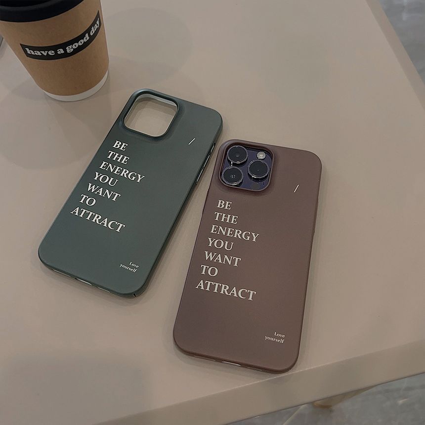 Lettering Case Phone