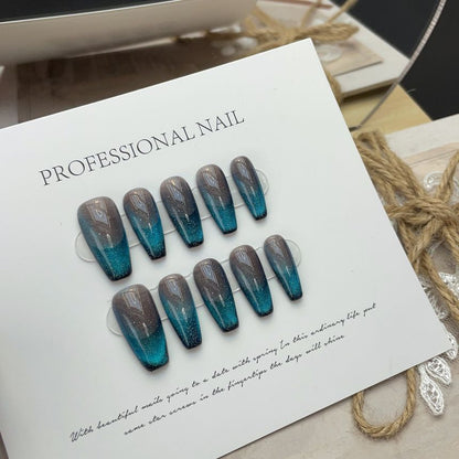 Spitze Kunstnagelspitzen mit Farbverlauf