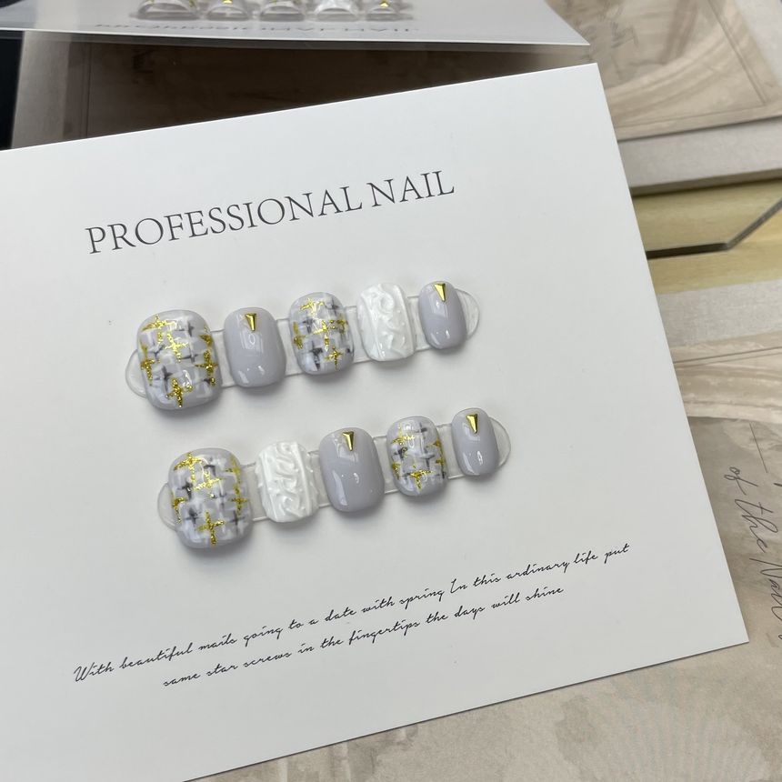 Faux ongles en forme d'étoile