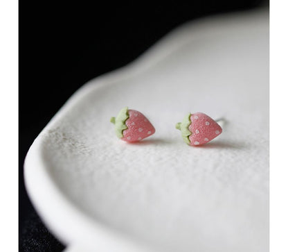 Strawberry Ear Stud
