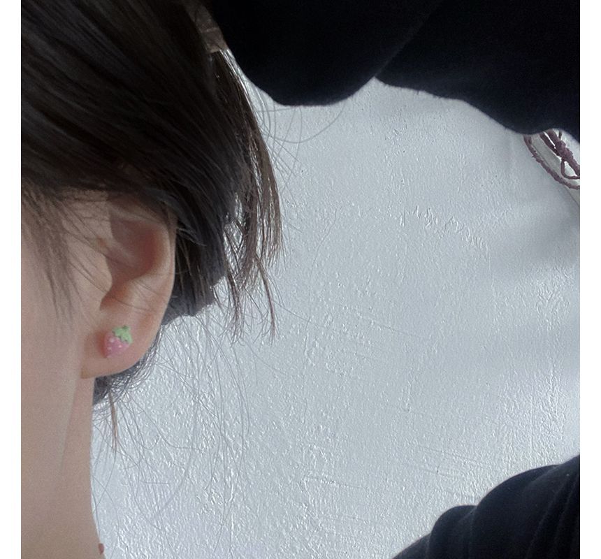 Strawberry Ear Stud