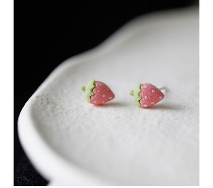 Strawberry Ear Stud