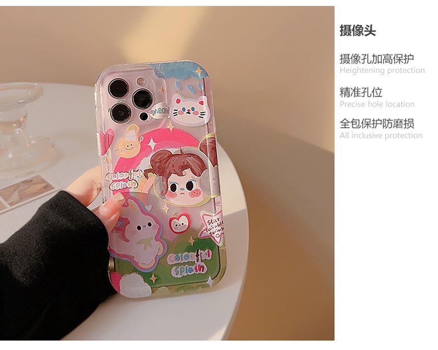 Transparent Cartoon Phone Case