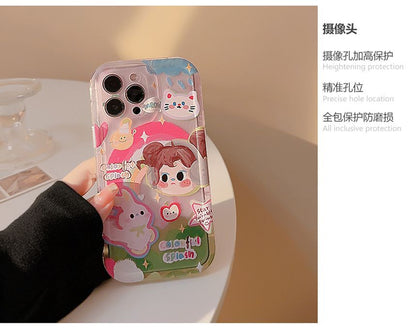 Transparent Cartoon Phone Case