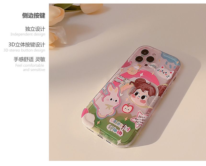 Transparent Cartoon Phone Case