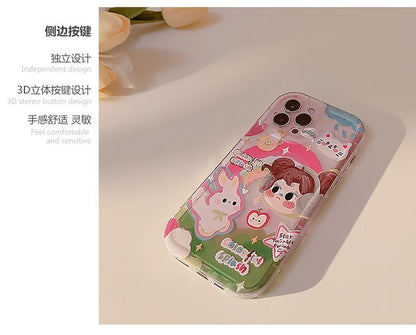 Transparent Cartoon Phone Case