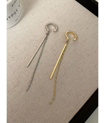 Fringed Cuff Earring Alloy