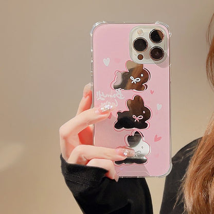Phone Rabbit Mirrored Case
