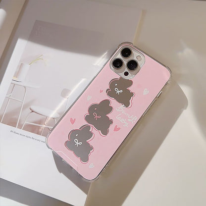 Phone Rabbit Mirrored Case