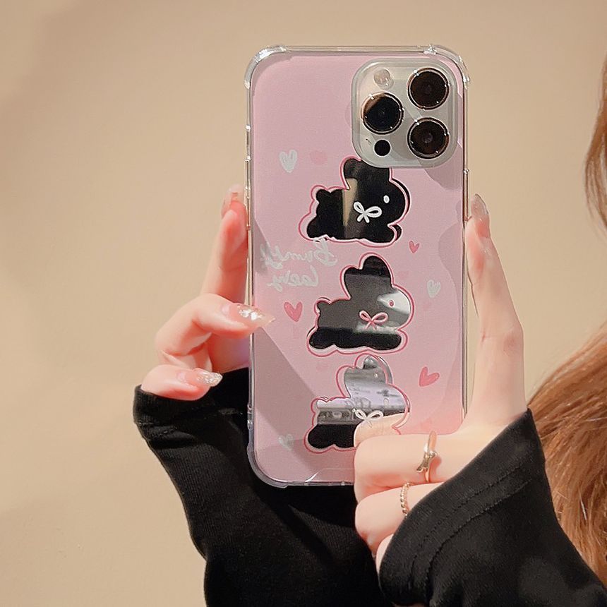 Phone Rabbit Mirrored Case
