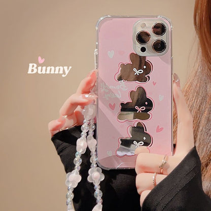 Phone Rabbit Mirrored Case