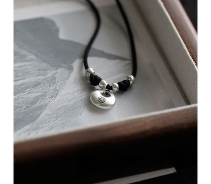 Sterling Simple Necklace Pendant Silver