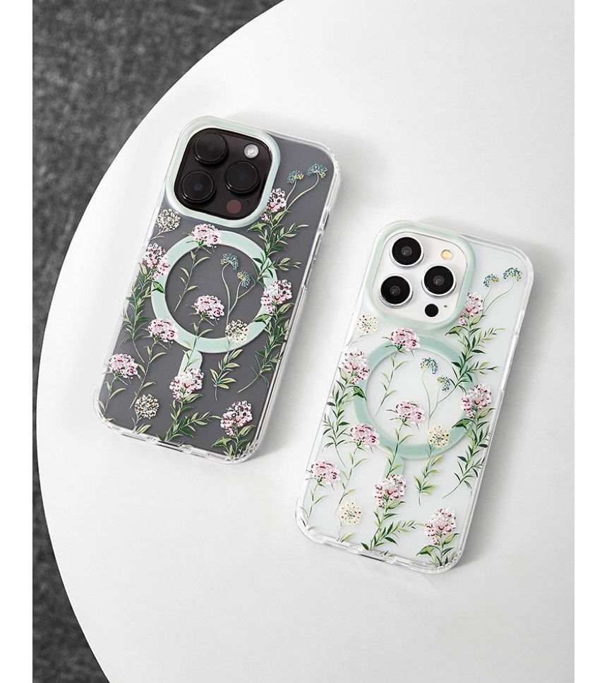 MagSafe Case Floral Phone