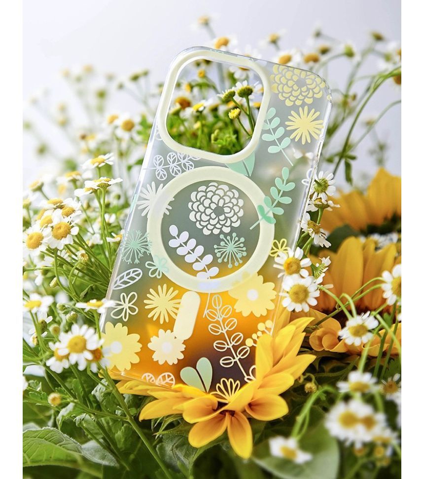 MagSafe Case Floral Phone