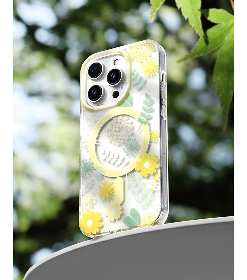 MagSafe Case Floral Phone