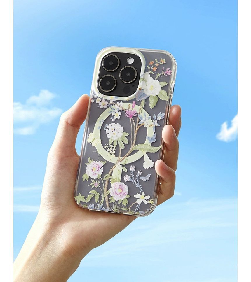 MagSafe Case Floral Phone