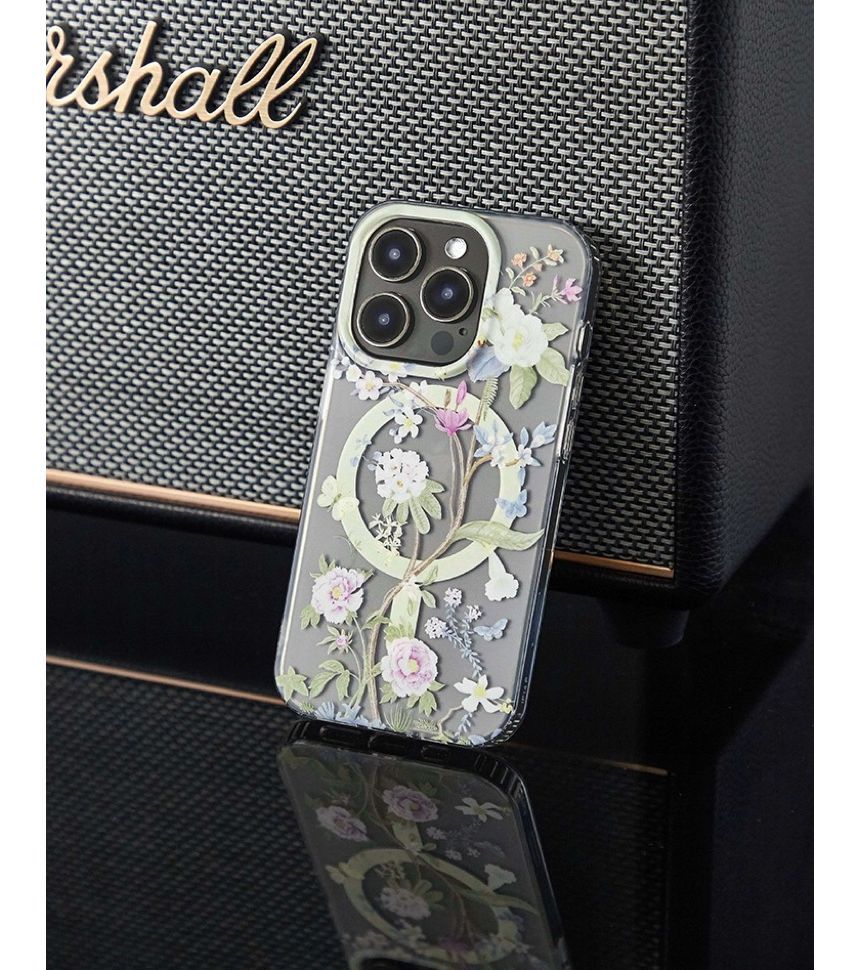 MagSafe Case Floral Phone