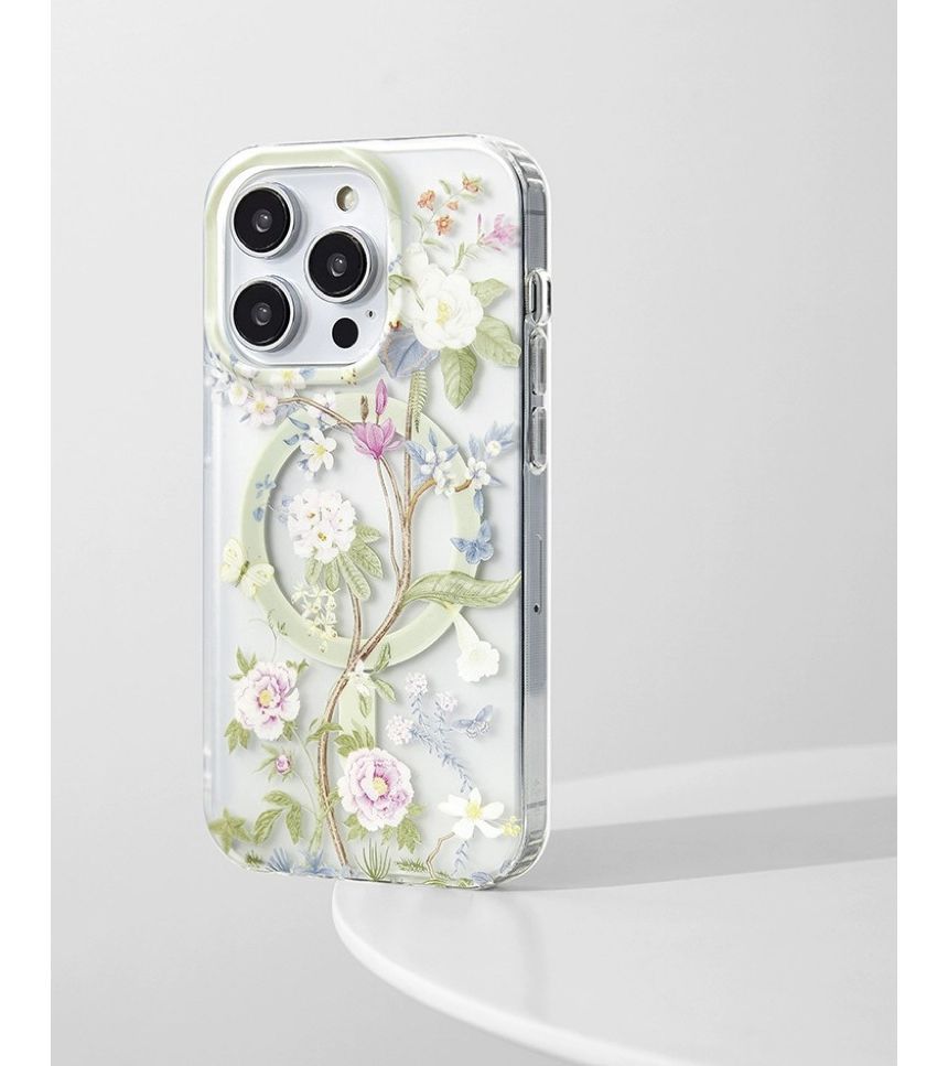 MagSafe Case Floral Phone