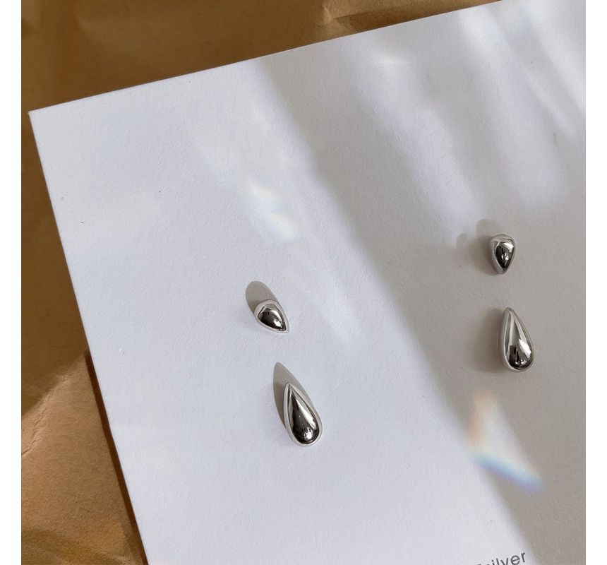 Sterling Silver Droplet Earring