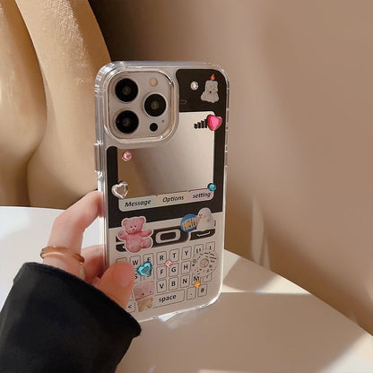 Vintage Case Cellphone Phone Mirrored Print