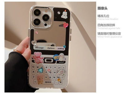 Vintage Case Cellphone Phone Mirrored Print
