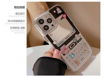 Vintage Case Cellphone Phone Mirrored Print