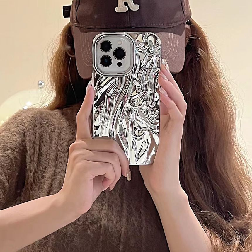 Textured Phone Metallic Case