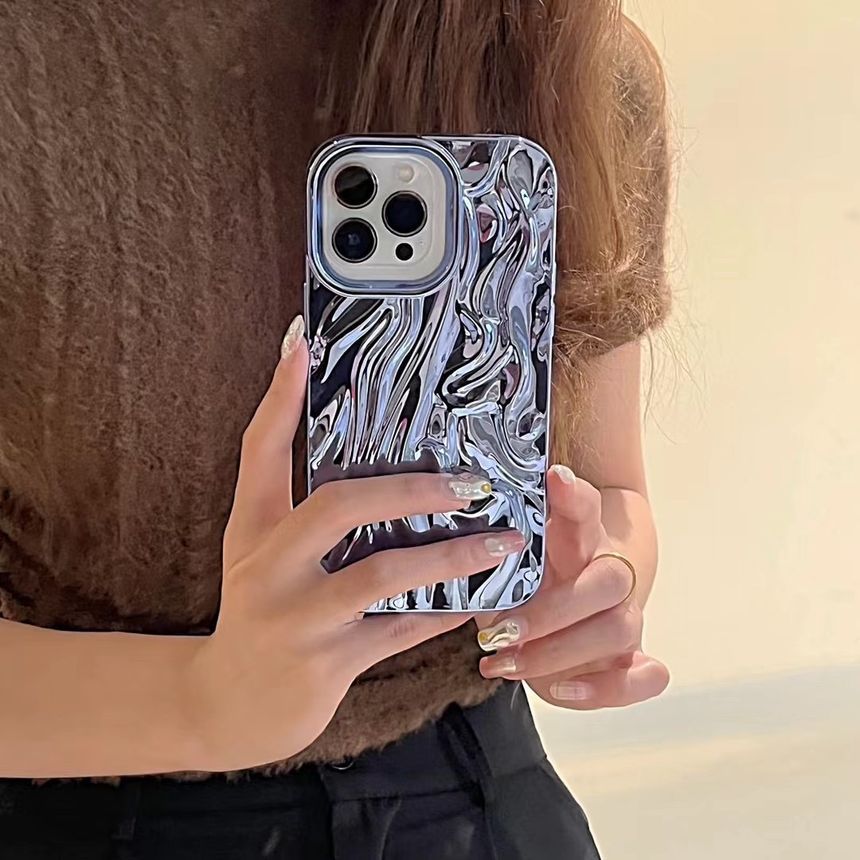 Textured Phone Metallic Case