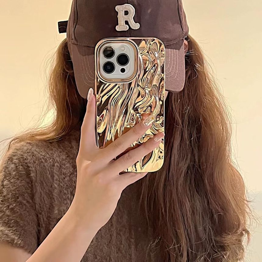 Textured Phone Metallic Case