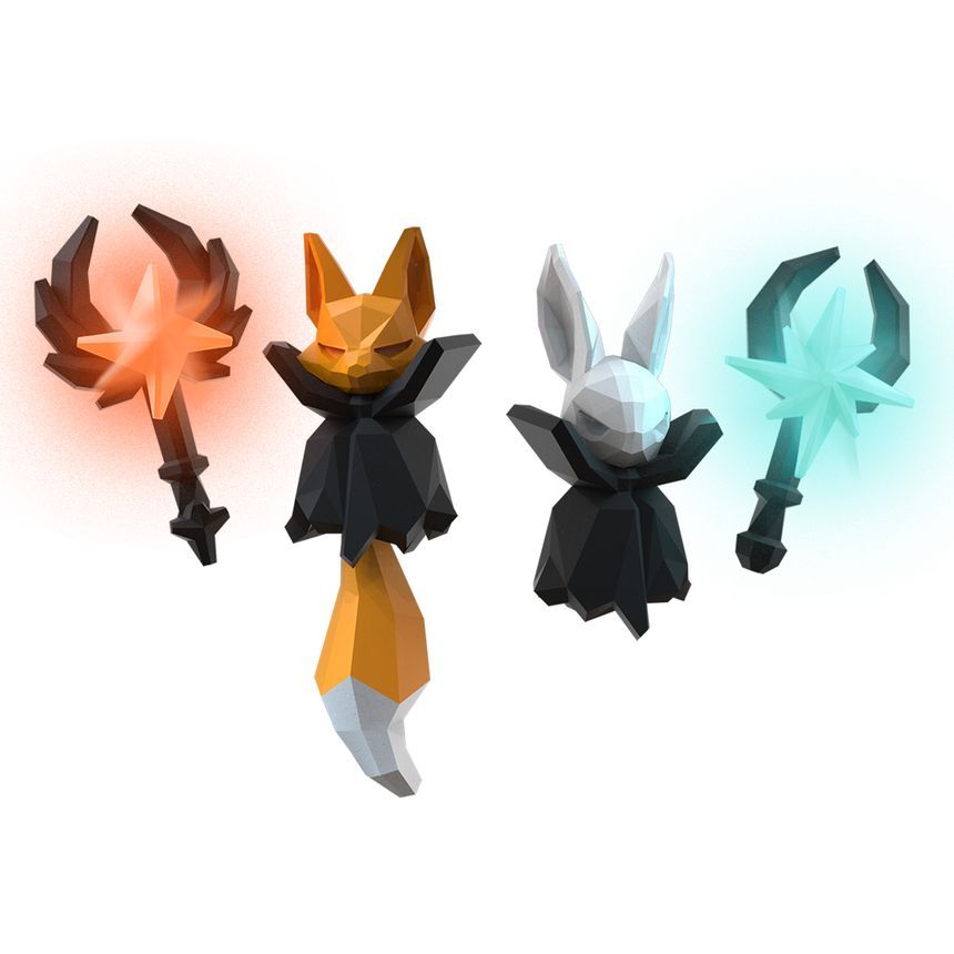 Halloween Magic Fox Staff Earring