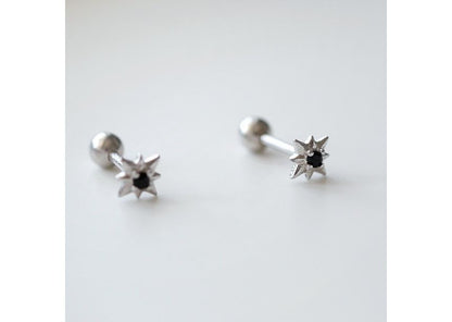 Stud Sterling Silver Star Earring