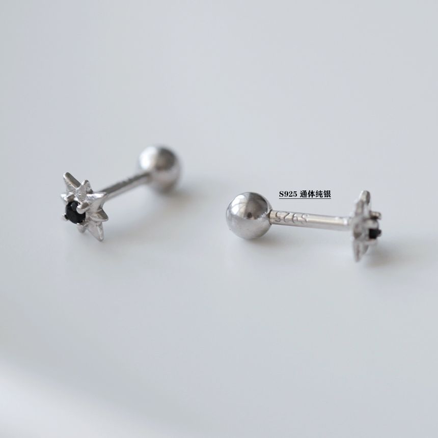 Stud Sterling Silver Star Earring