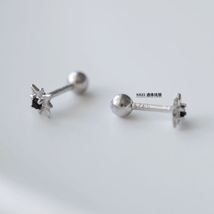 Stud Sterling Silver Star Earring