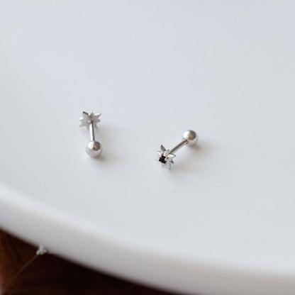 Stud Sterling Silver Star Earring